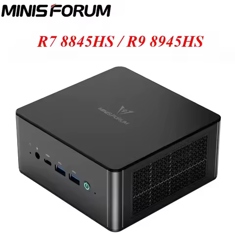 MINISFORUM UM890 Ryzen R9 8945HS MINI PC DDR5 5600Mhz 32GB WIFI6E M.2 PCIE4.0 Oculink Port Desktop Gaming Computer