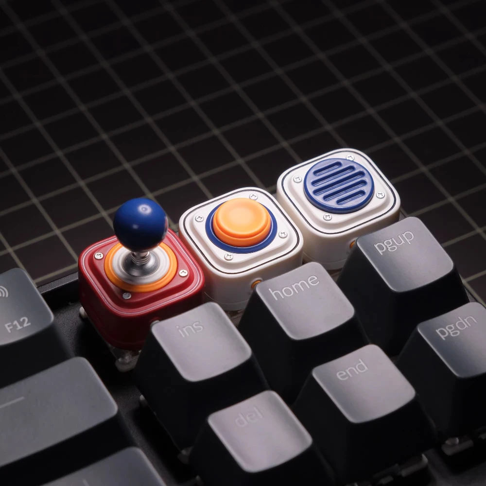 

Joystick Artisan Key Cap Resin Retro Personalized Keyboard Cap Custom Cute Gaming Keycaps for Mechanical Keyboard Accessories