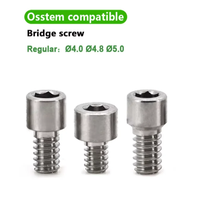 Dental Accessories M1.4 Titanium Screw for Osstem Multi Unit Abutment Dental Implant MUA Screws High Precision Fastener