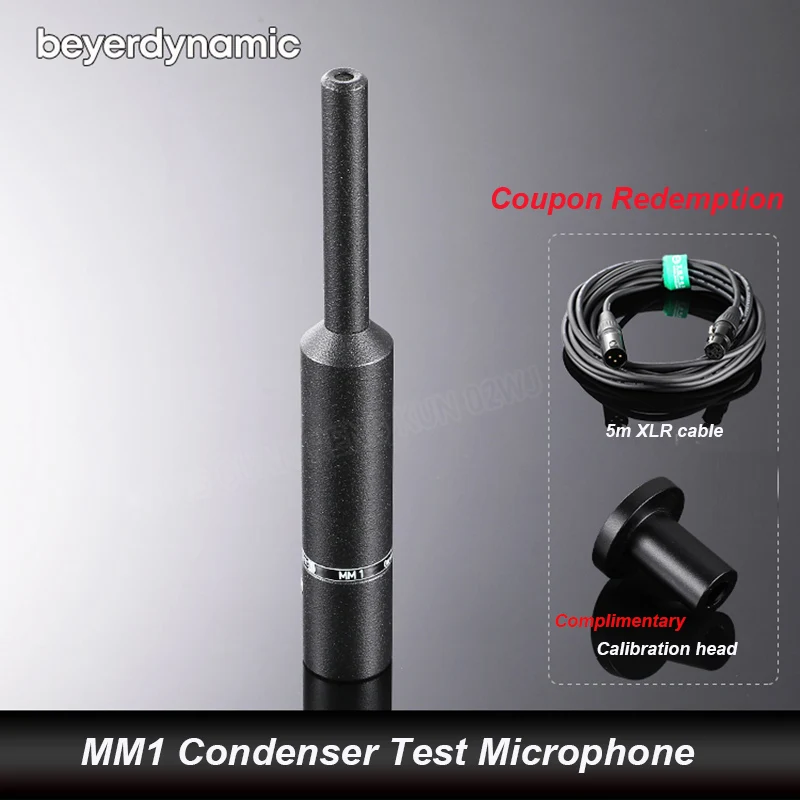 Beyerdynamic MM1 Adaptador de Calibração Medição Microfone Calibrador Adaptador de Acoplamento Cabeça Adaptador de Acoplamento