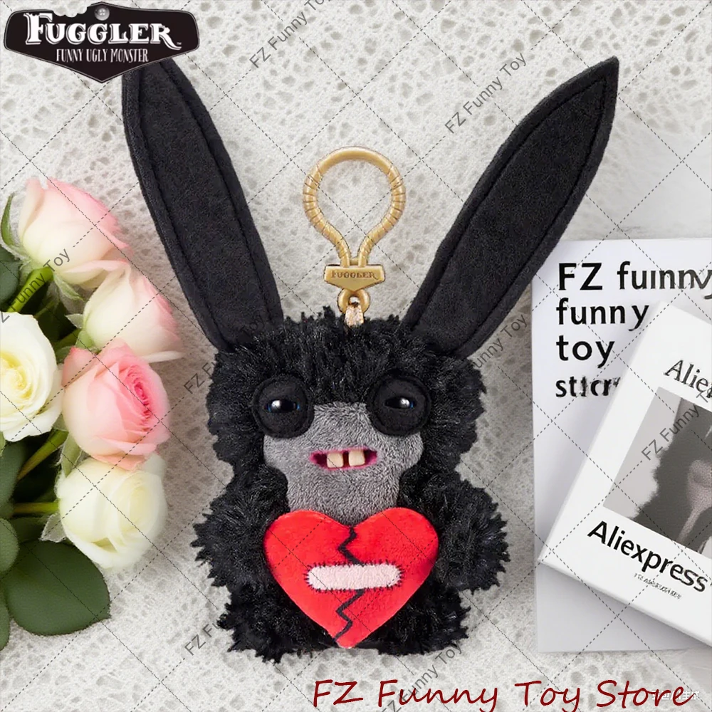 

Fuggler Ugly Monster Original 5th Keychain Pendant Doll Funny Teeth Monster Count Underoo McGoo Pink Rabid Rabbit Toy 12-14cm