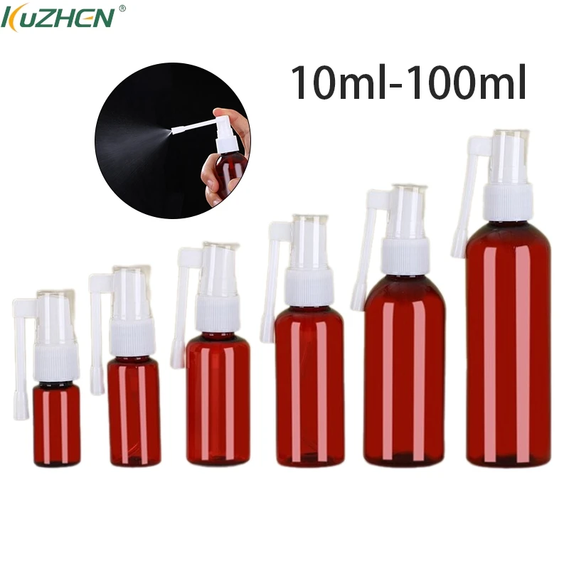 10ml-100ml PET Spray Bottle Elephant Trunk Spray Bottle Nasal Spray Bottle Cosmetic Spray Jars Spray Pot Sample Packing