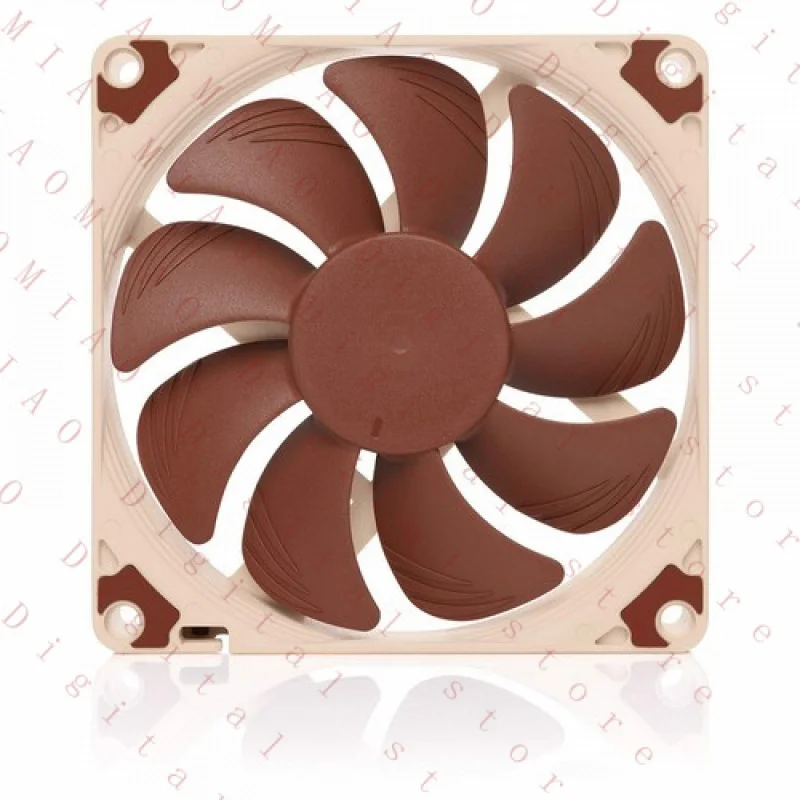 RY  FOR Noctua NF-A9x14 PWM, Premium Quiet Fan, 4-Pin (92x14mm, Brown)