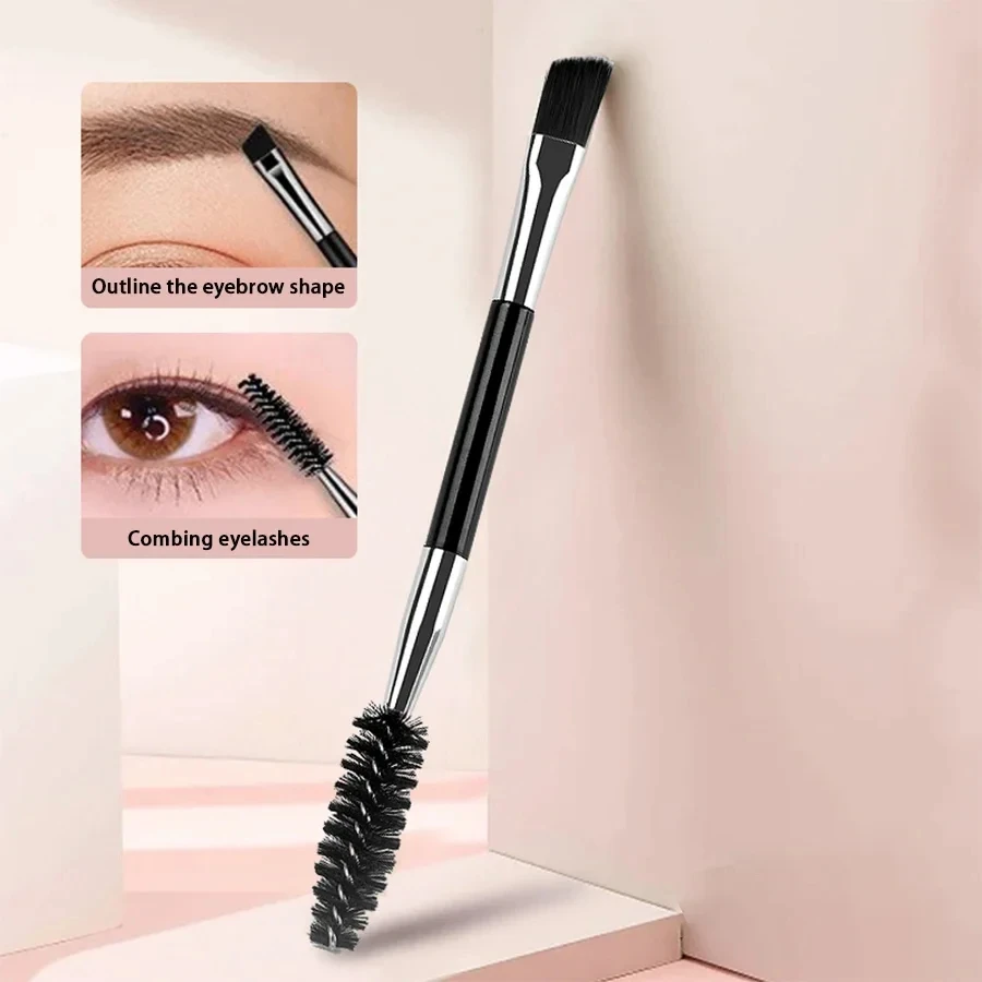 6 Pcs Precision Tweezer for Eyebrows with Curved Scissors Eyebrow Tweezer Set Plucking Daily Beauty Tools with Leather Case