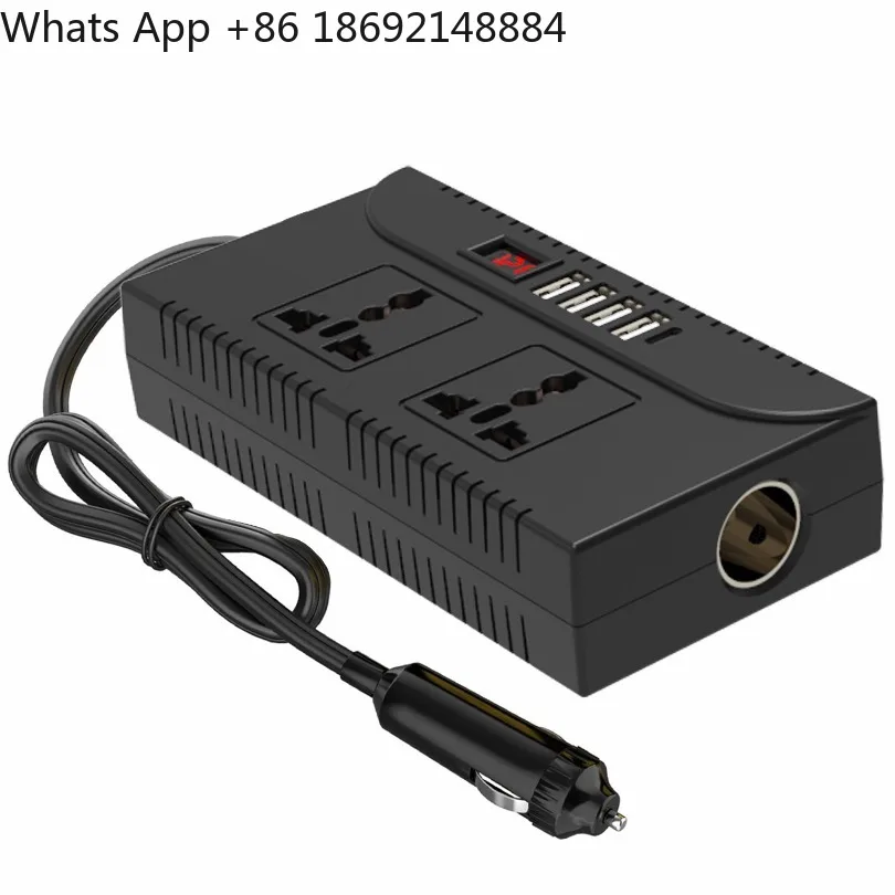 Car inverter 150W DC 12V/24V to 220V/110V voltage Universal USB mobile phone charging TYPEC