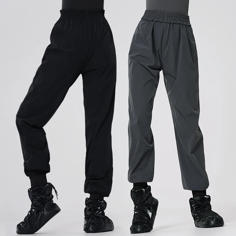 

Женские балетные штаны для взрослых, спортивные спортивные штаны для девочек, легкие нейлоновые брюки для танцев, спортивные штаны в стиле хип-хоп