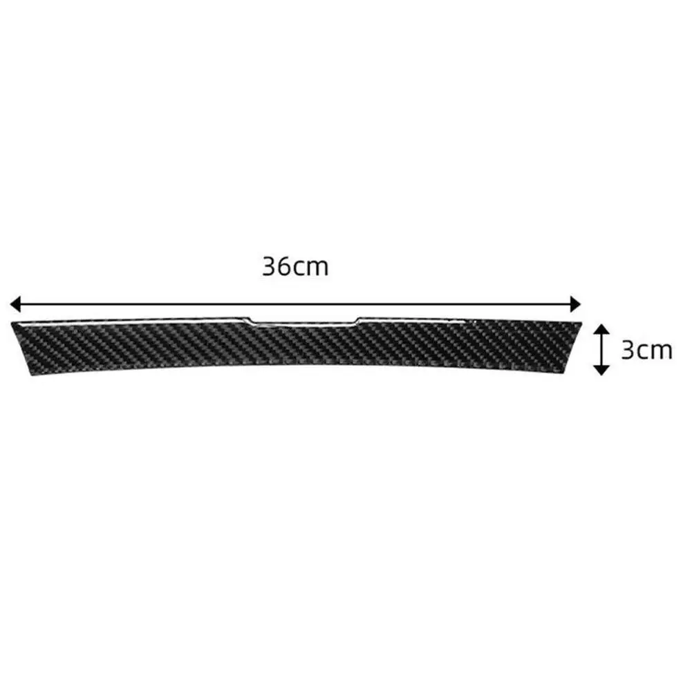 Carbon Fiber Central Console Lower Cover Trim For Honda For Accord 2013-2017 Interior Decoration Sticker Car Accessories
