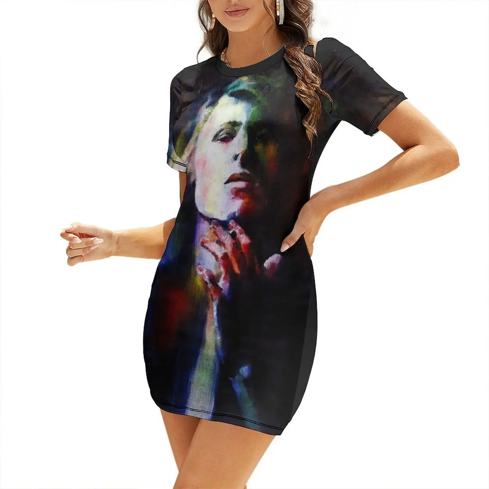 

The man who sold the world Short-Sleeved Dress dresses for womens fairy dress women's summer clothing 2025 purple dress