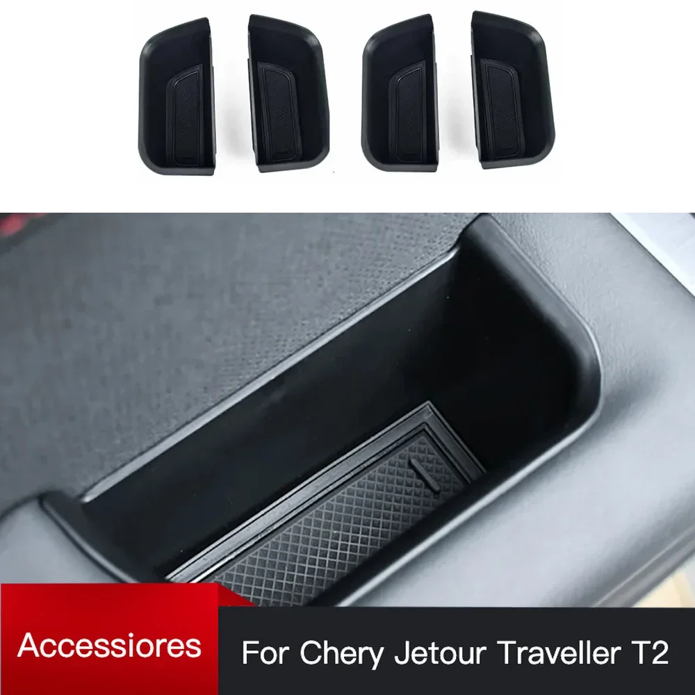 

cherryJetour Traveller T2 2023 2024 Jetour T2 Car Door Armrest Storage Box Garnish Cover Storage Box Copilot Organize