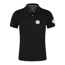 2024 Men EMT Paramedic Emergency Medical Summer Fashion Polo Shirt Casual Short Sleeve Lapel Slim Jogging Fitness Sportswear