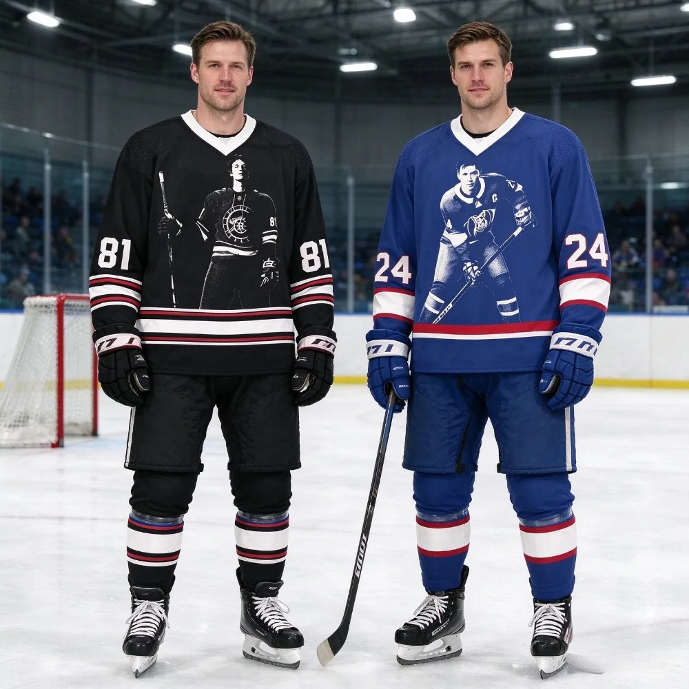 Neutral Heated Competitor Ice Hockey Jersey Ilya Rozanov Shane Hollander Jersey Sports Casual Harajuku Fashion Clothing