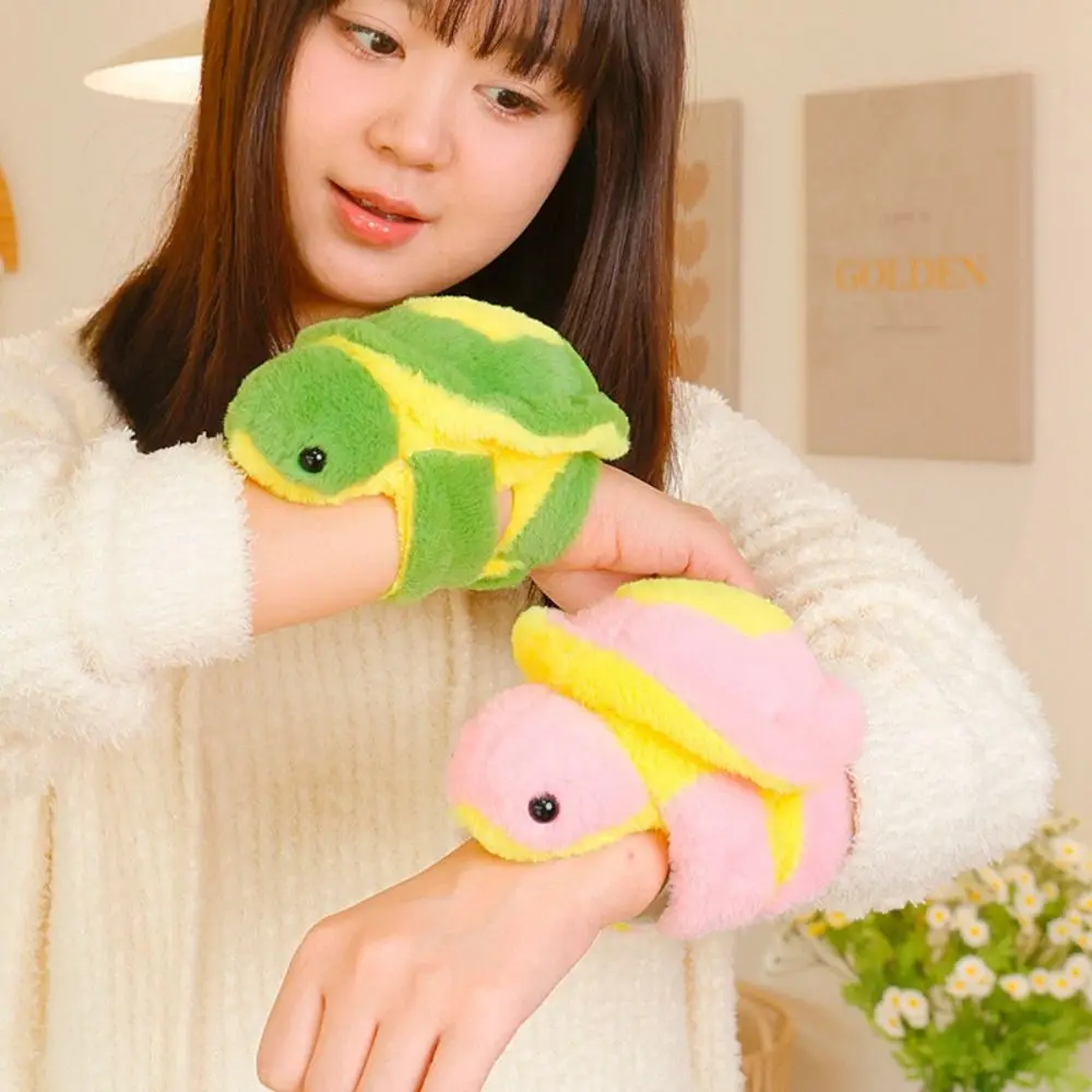 動物園シリーズカメスラップブレスレット手首スタイルシミュレーションぬいぐるみスラップブレスレットナマケモノコアラ象ぬいぐるみリストバンド子供