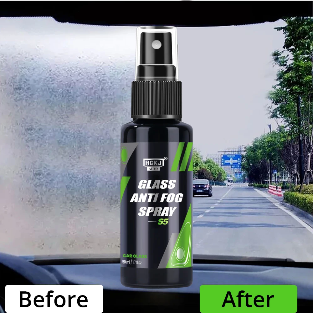 S5 50ml Car Glass Anti Fog Agent Windshield Waterproofing Spray Rainproof Nano Paint Hydrophobic Coating Cars Cleaning HGKJ