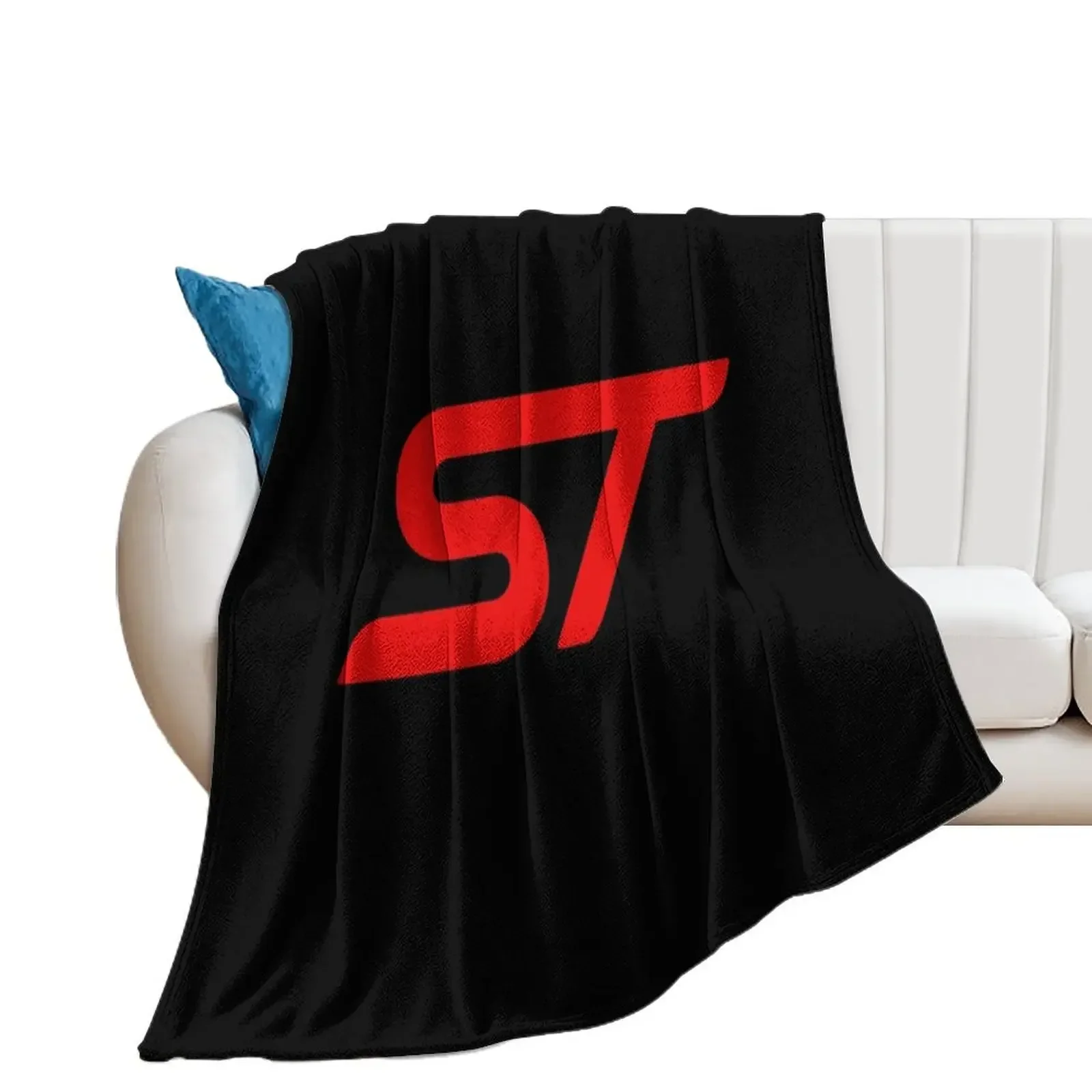 Focus ST logo Throw Blanket Extra Large Throw Polar Flannels Thermals For Travel Blankets