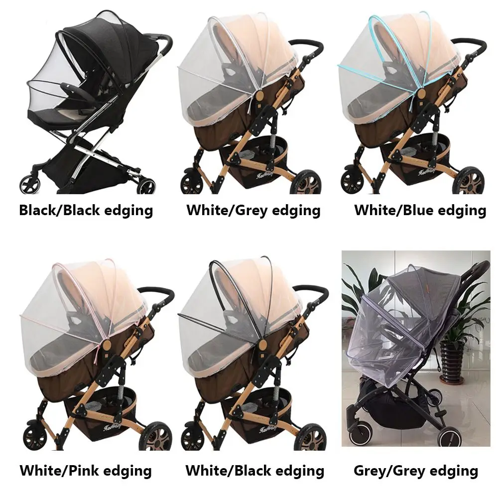 Full Cover Breathable Folding  Mosquito Net Pushchair Mosquito Net Pushchair Anti-bug Netting Infant Protection Mesh
