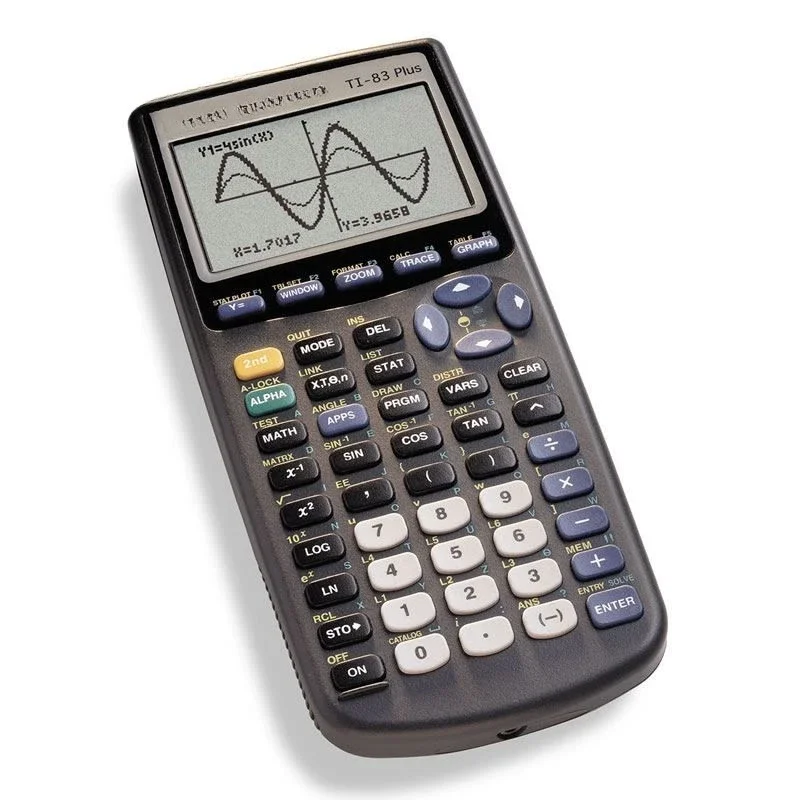 TI-83 PLUS Programming Graphics Calculator AP/ACT/SAT International Course Exam Computer