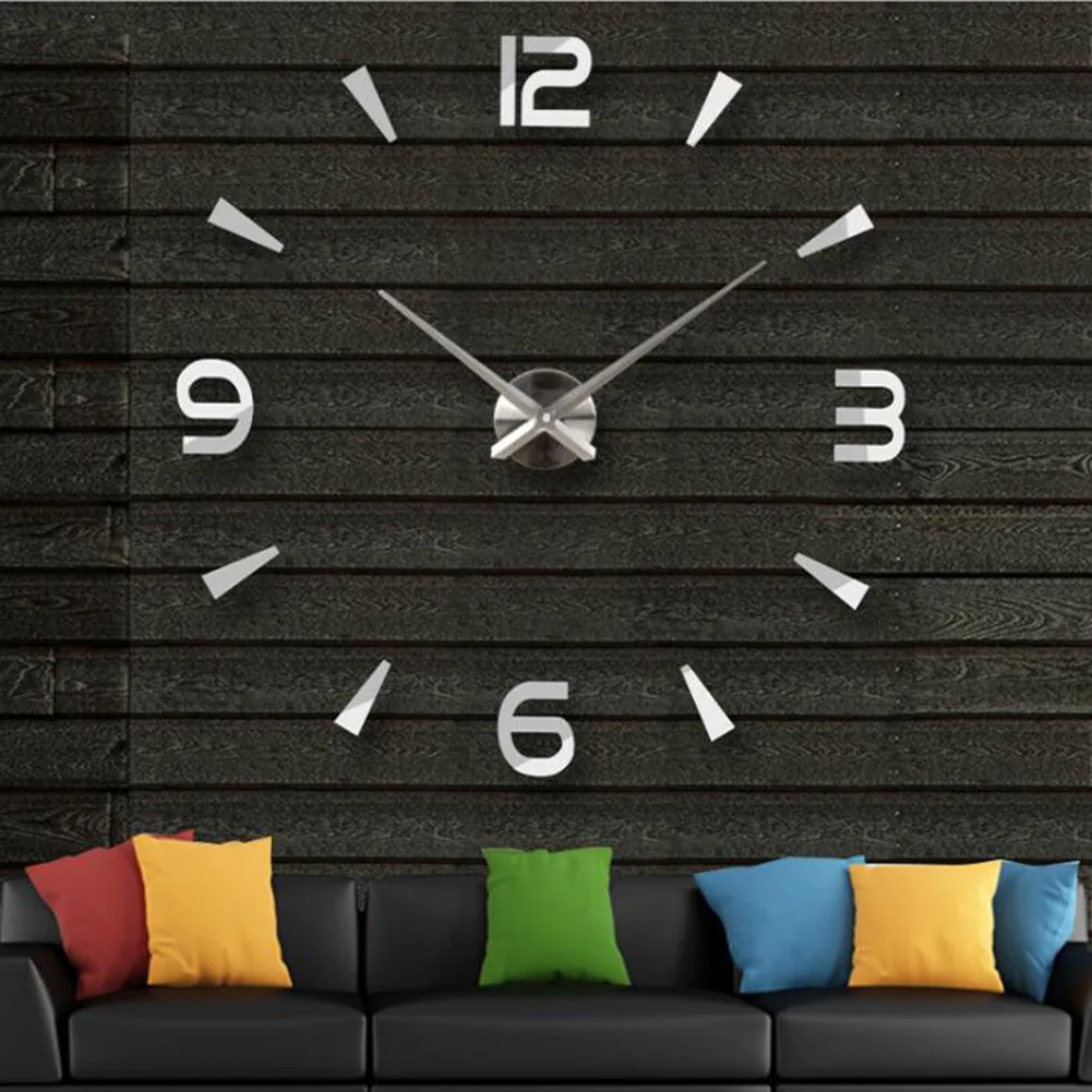 Giant 3D Acrylic Wall Clock 2