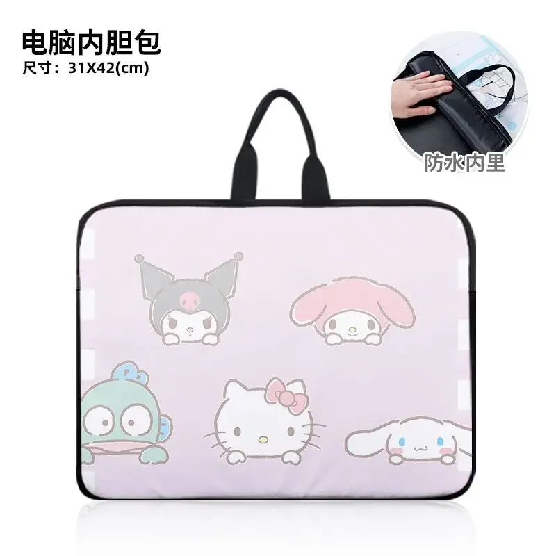 Sanrio New Clow M Computer Handbag Lightweight Cartoon Stain-Resistant Large Capacity Single-Shoulder Bag