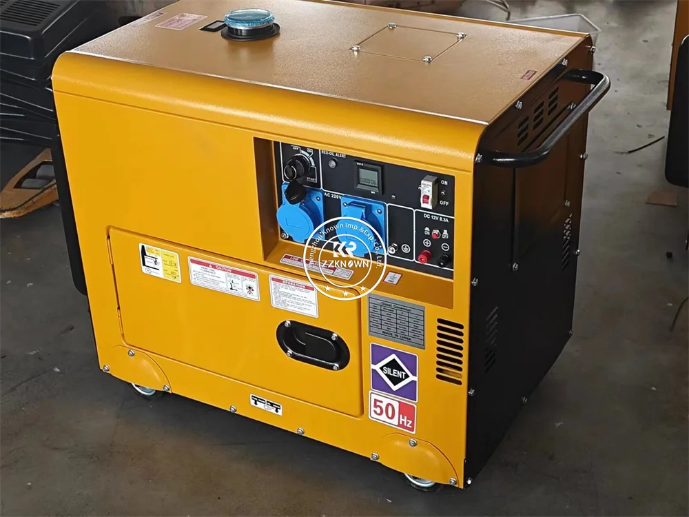 Heavy Duty Power Generator Electric Start Backup Power Generator Portable Silent Diesel Generator For Sale