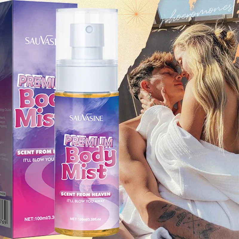 

100 мл Премиальный туман для тела, ароматный спрей с вишневыми фруктами, стойкая свежесть, очаровательный феромон, унисекс, аромат для свиданий, дезодорант Vanillamusk
