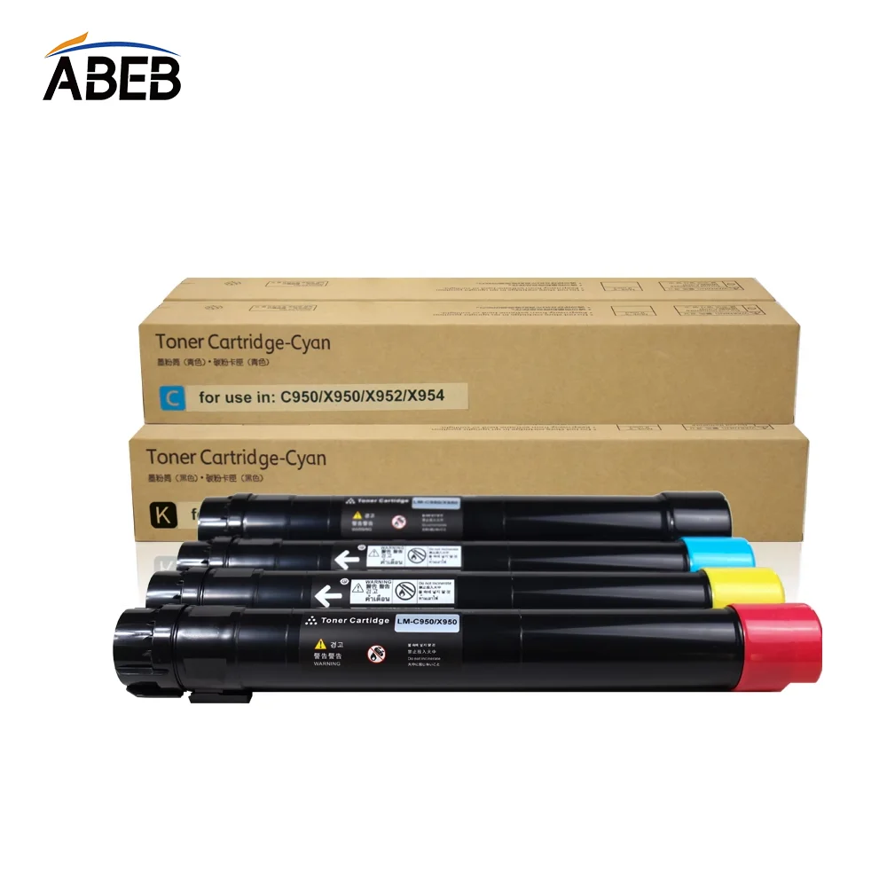 

1PCS C950 Compatible Toner Cartridge For Lexmark 950de X940e/X945e X950/de X952/X954de High Yield Toner BK 32000 Pages CMY 22000