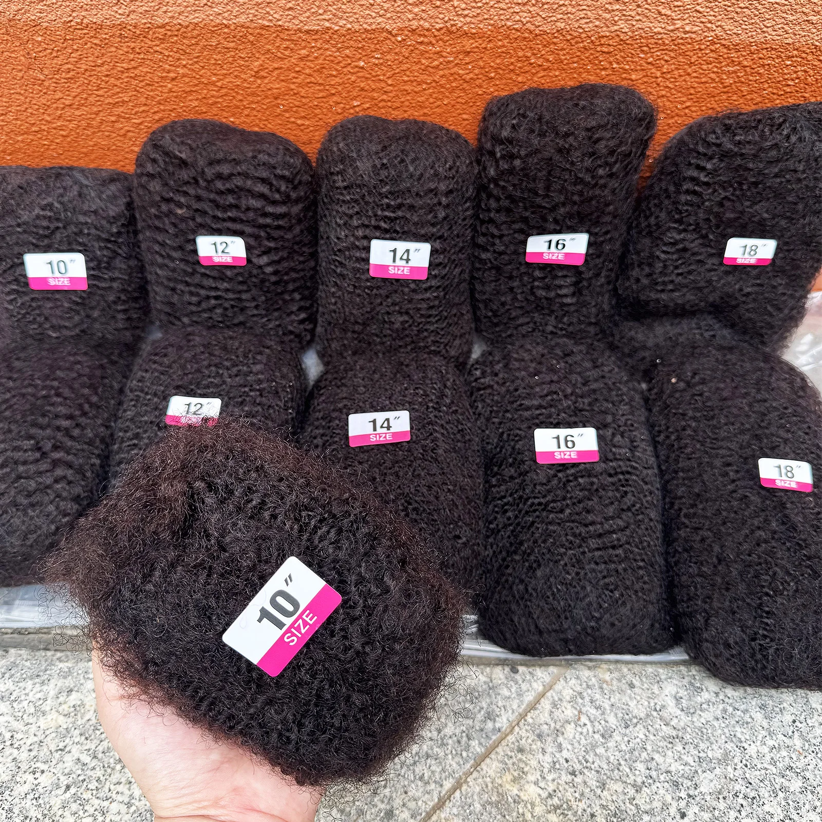 Afro Kinky Bulk Human Hair 100% Human Hair Bulk 30g/50g Brazilian Afro Kinky Curly Crochet Braiding Human Hair Bulk Extensions