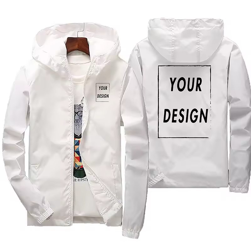 Customized Name: Autumn Jacket, Men's Waterproof Windbreaker, Casual Clothing, Plus Size 7Xl, Black Outdoor Sportswear - Image 11