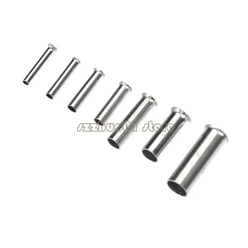 M3GA 600pcs Wire End Ferrules Uninsulated Crimp Pin Terminals Ferrules Assortment
