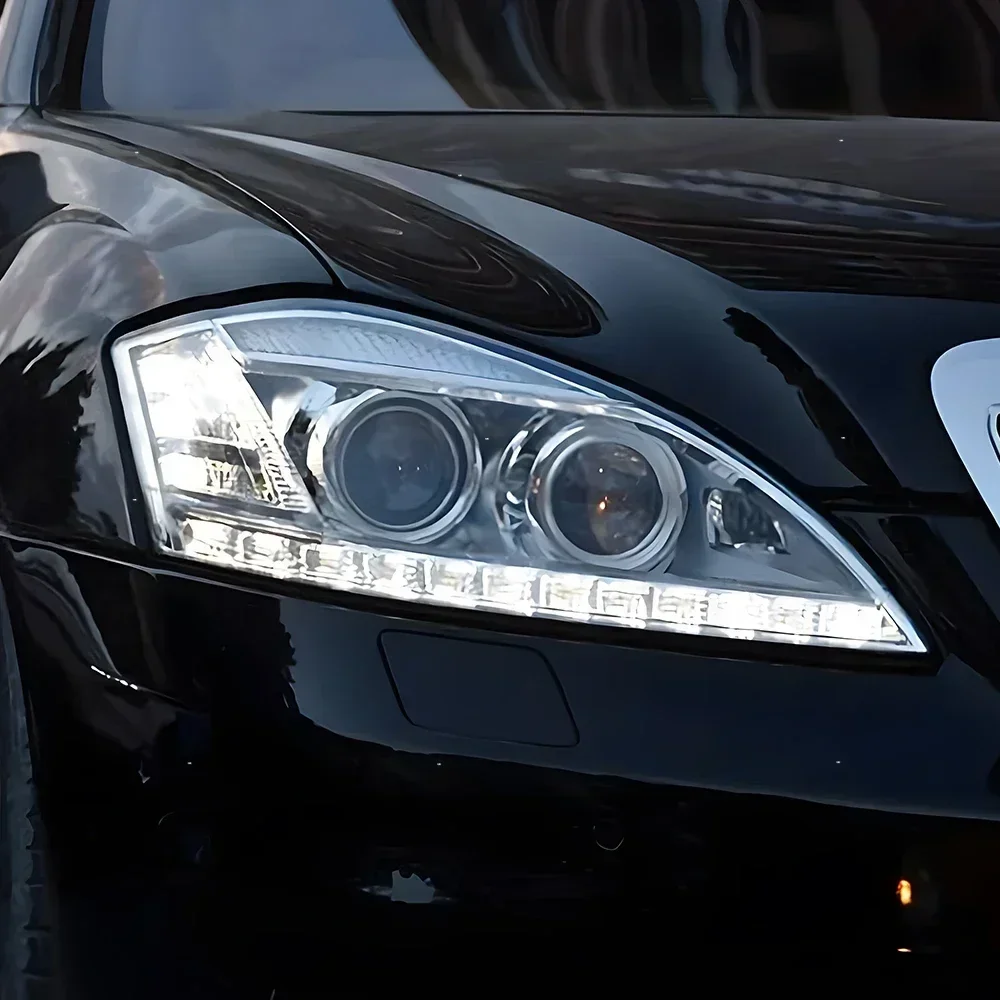 

Автомобильные передние фонари для Benz S-Class S300 S350 S400 S500 S600 W221 2006-2013, автомобильные фары в сборе, светодиодные линзы проектора, аксессуары