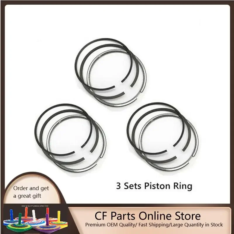 3TNA72 3TNE72 3D72E Piston Ring Set for Yanmar Engine John Deere 455 430 Tractor