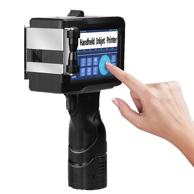 Industrial Portable Inkjet Marker Portable High Resolution Thermal Expire Date Code Hand Jet Printer