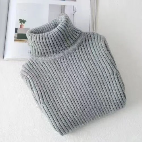 Crew Neck Solid Basic Long Sleeve T-Shirt Cotton Undershirt Pullover Kids Casual Tops for Boys Girls Spring Autumn
