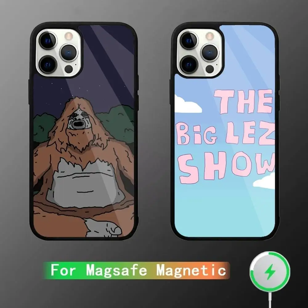 

Sassy The Sasquatch Phone Case For iPhone 16,15,14,13,12,11,Pro,Max,Plus,Mini,SE New Magsafe Magnetic Wireless Charging