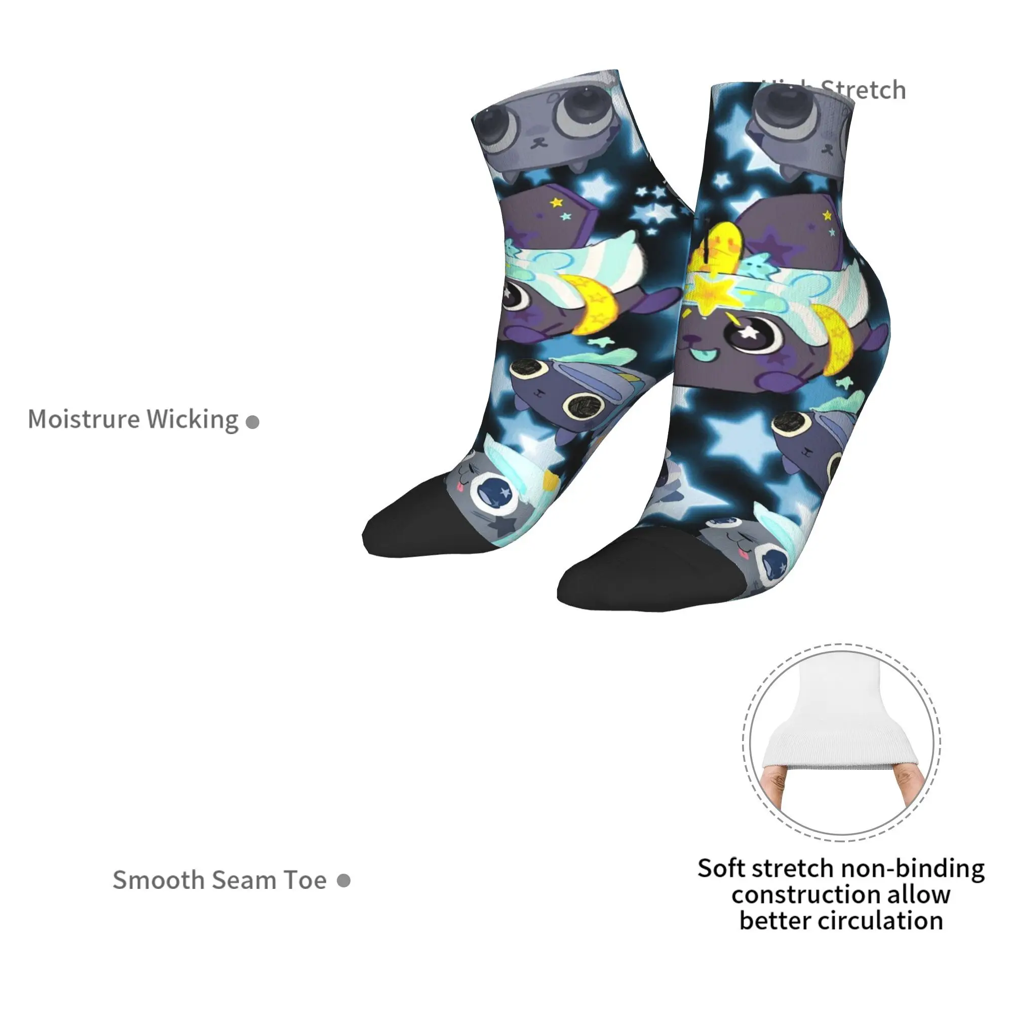 Dandys World Pebble Socks 原宿スーパーソフトストッキング オールシーズンソックス アクセサリー ユニセックス 誕生日プレゼント用