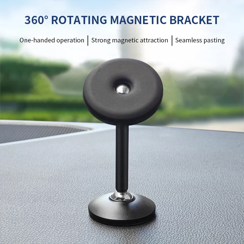 Car Phone Holder Magnetic Suction 360 Degree Rotation Car Center Console Navigation Bracket for Iphone 14 Xiaomi Huawei Samsung