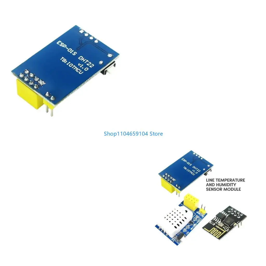 

High Precisions DHT22 ESP-01S ESP-01 Wireless Temperature Humidity Module