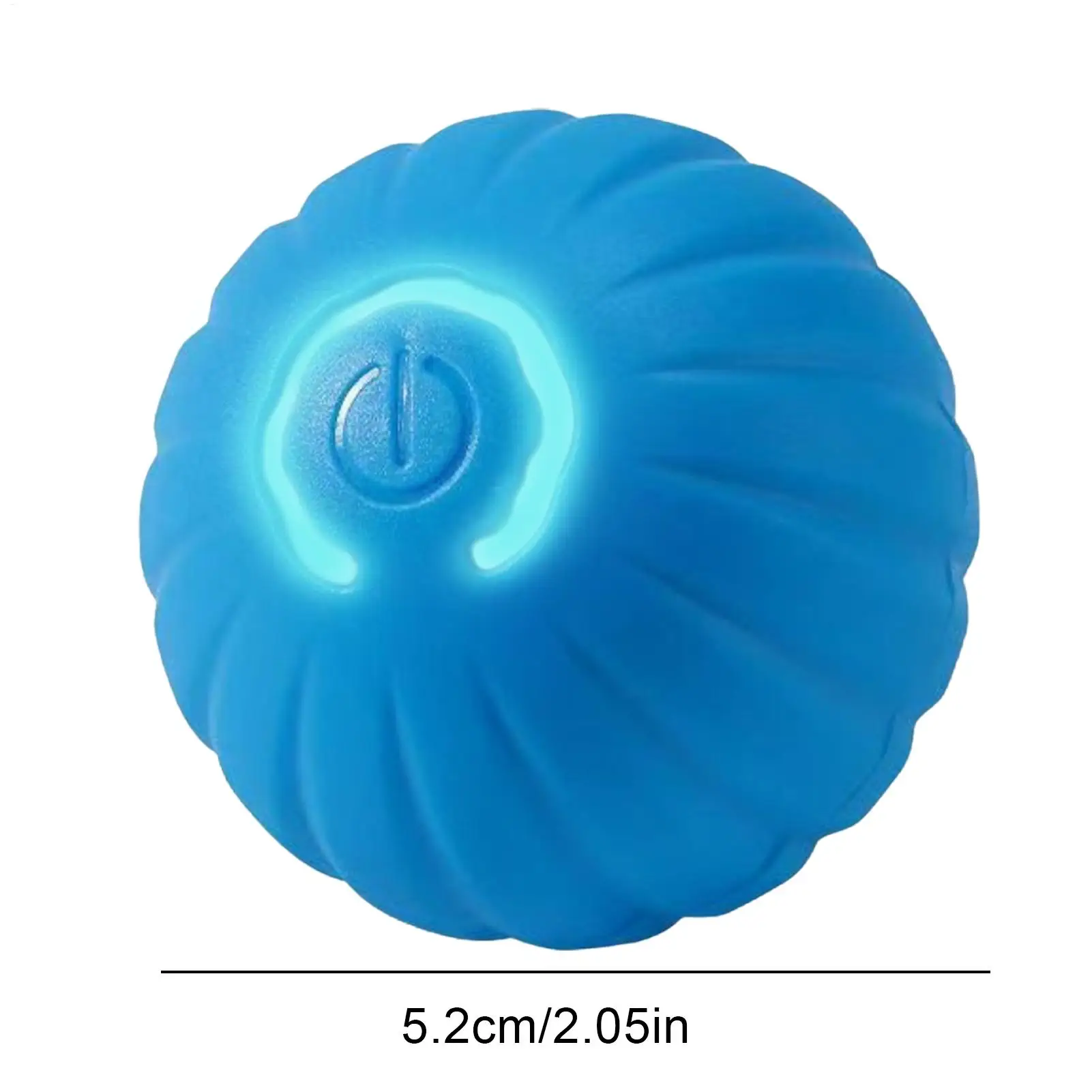 Moving Dog Ball With LED Light Automatic Interactive Accessory Cat Ball Toy For Indoor Outdoor Play Training Exercise Mental