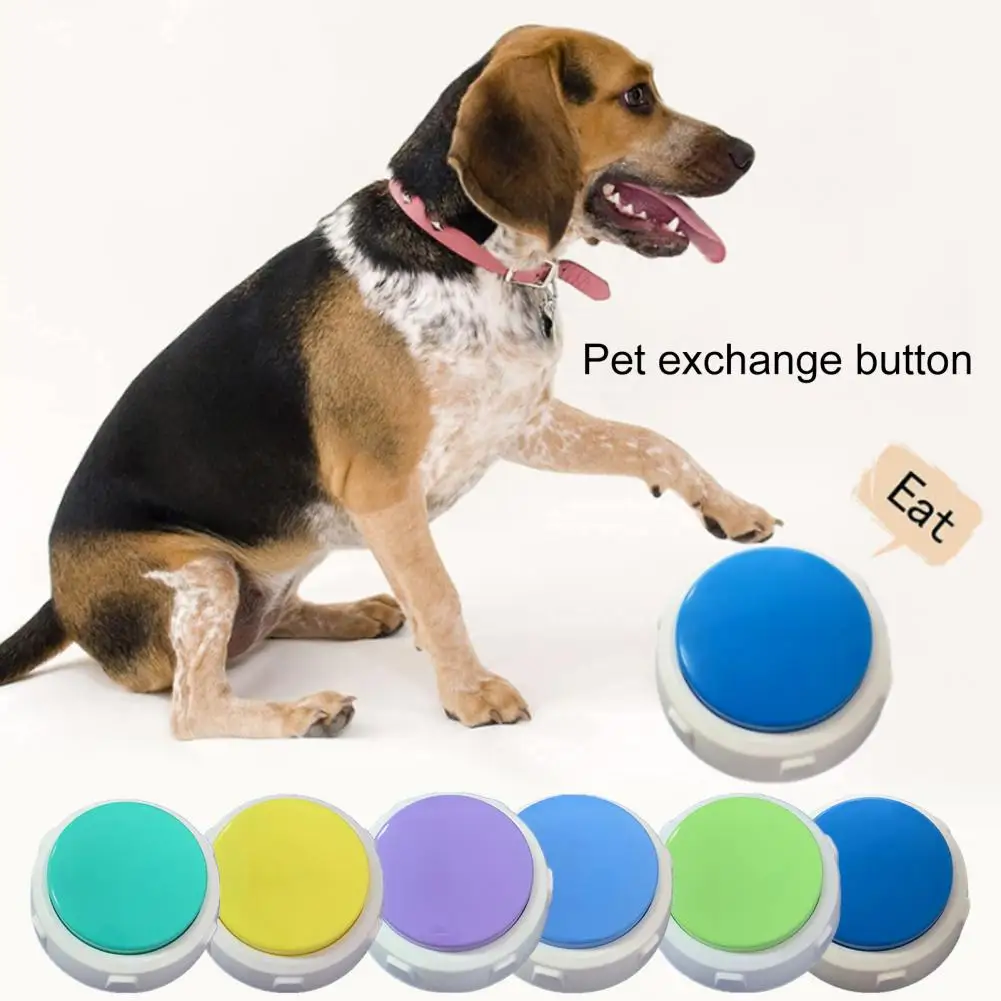 

Sound Box Recordable Talking Button for Pets, Pet Training Buzzer, 30 Second Record Playback, Funny Gift