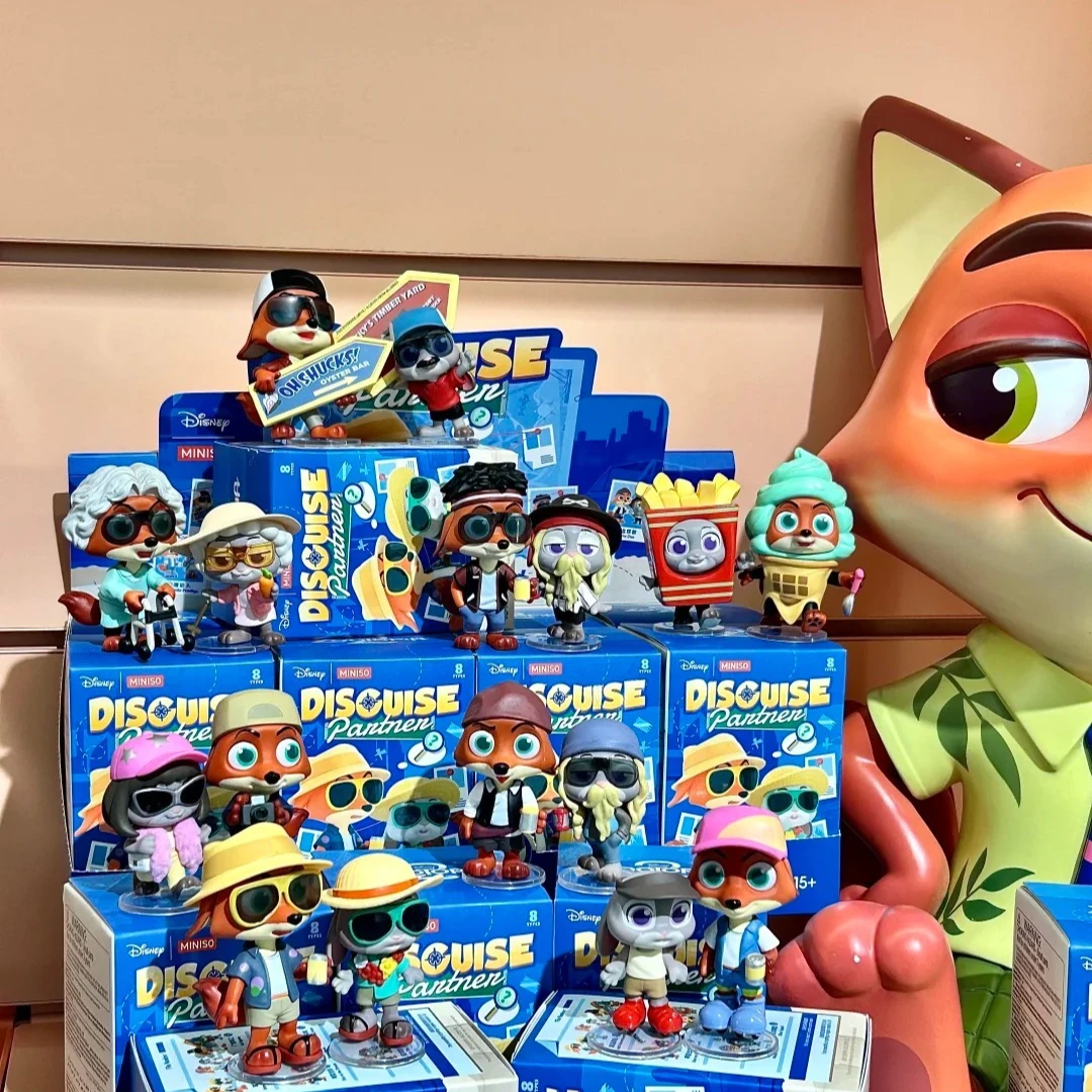 

Zootopia 2 Disguise Partner Series Blind Box Cute Nick Judy Mystery Box Anime Action Figure Doll Surprise Bag Collection Model