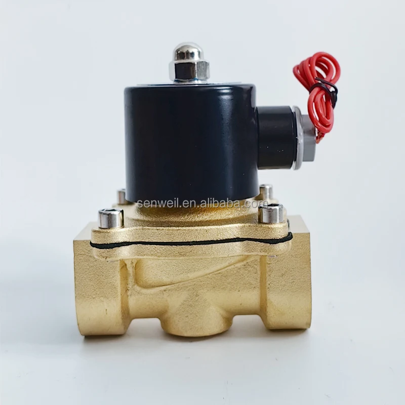 Électrovanne Normally closed direct-acting oil-air solenoid valve electric brass water Pneumatique — détail 1
