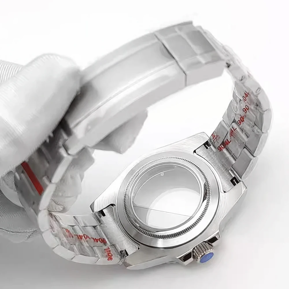 Nueva caja NH35 con bisel de 40mm para reloj con movimiento NH35 NH36, cristal de zafiro compatible con esfera de 28,5mm, reloj de moda informal para hombre