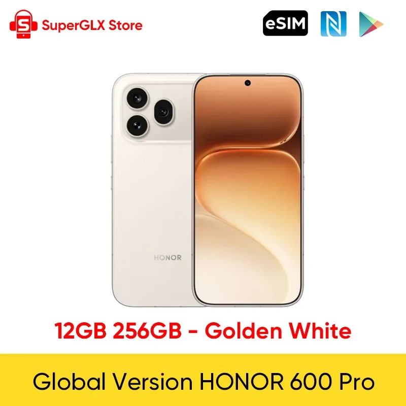 Global Version HONOR 600 Pro 5G Smartphone Snapdragon 8 Elite 200MP AI Camera 6.57" AMOLED Display 7000mAh 80W SuperCharge