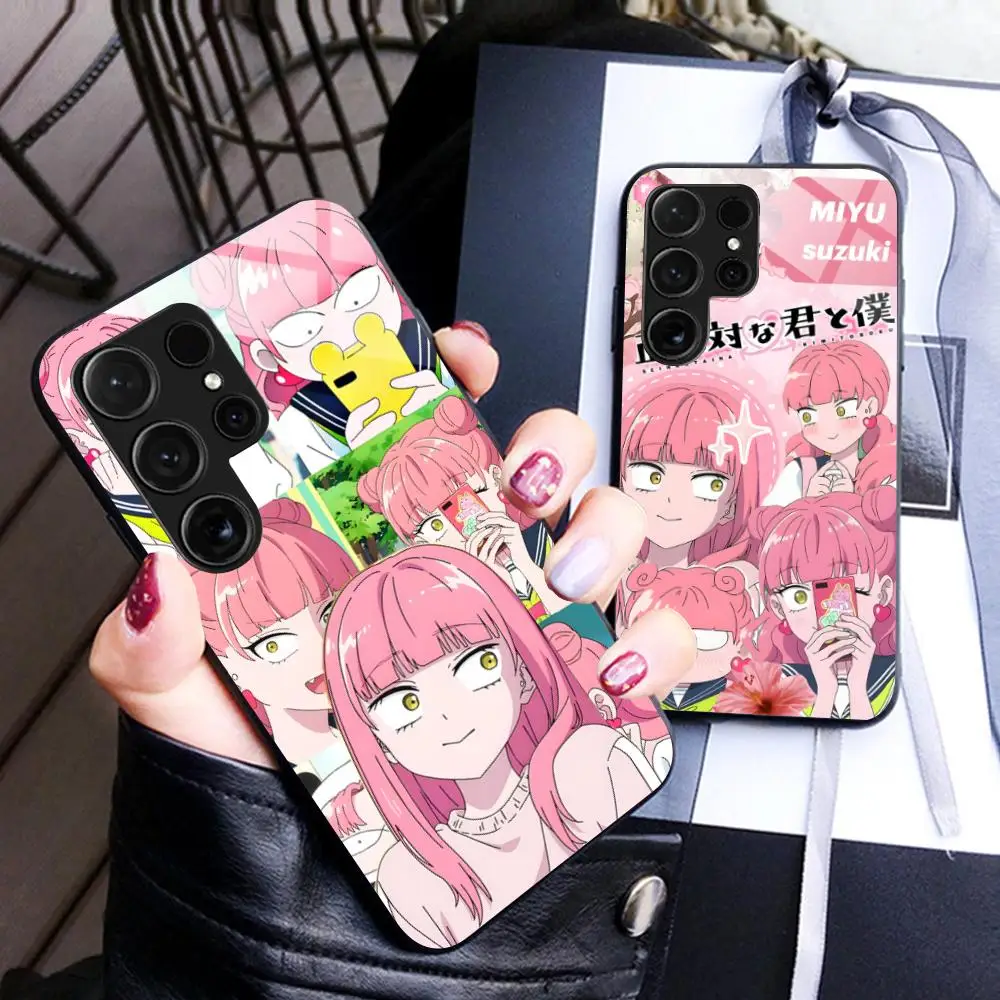 Anime Miyu Suzuki Phone Case for Samsung Galaxy A56 55 54 53 52 51 36 35 34 23 16 15 5G Glass Protective Cover