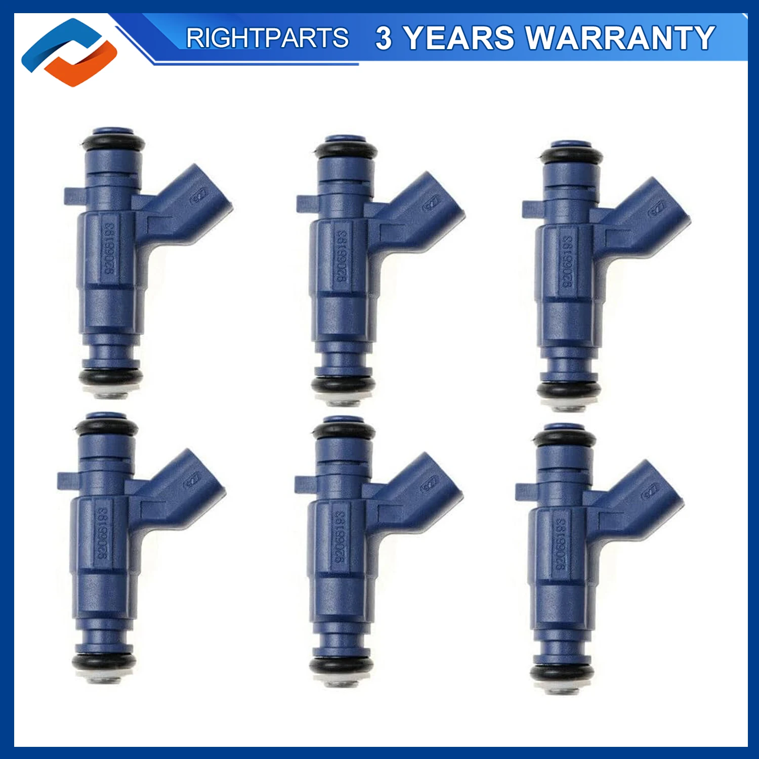 6PCS 0280156300 Fuel Injectors For Volvo XC90 XC70 XC60 S80 V70 3.2L 2007-2014 FJ1066