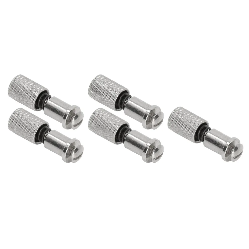 

5Pcs Stainless Steel Spring Foot Clamp Strong Durable Adjustable Screws Presser Foot Change Screws Quick Change Easy Change