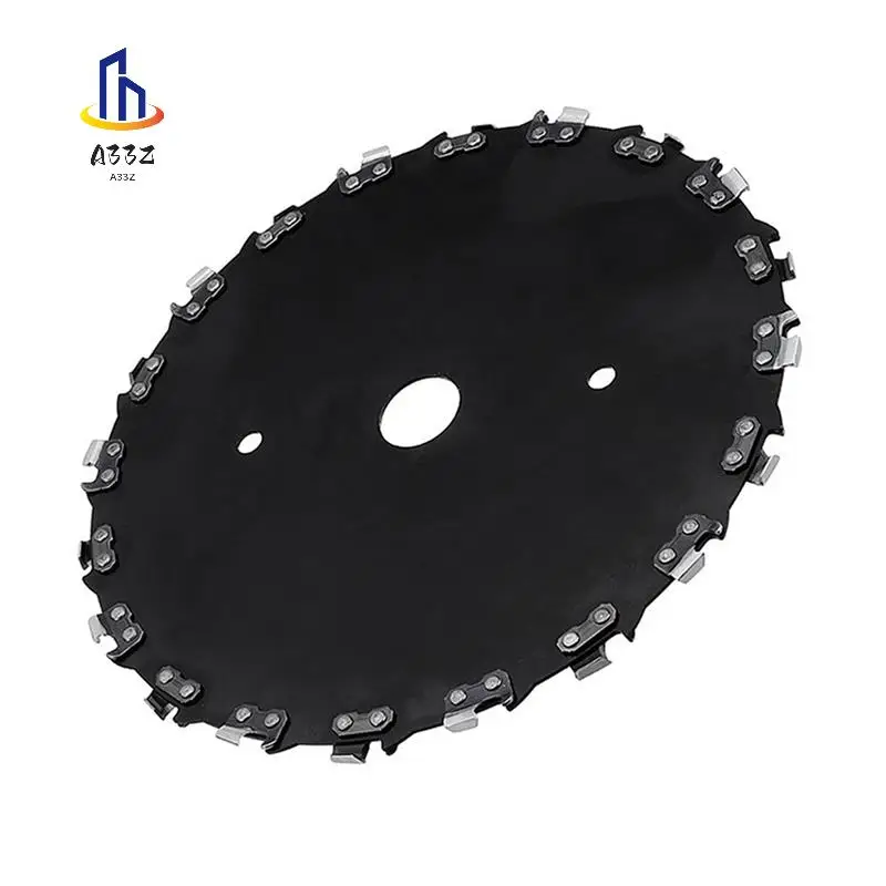 

A33Z-2Pcs 9Inch Chain Saw Tooth Mower Blade 20 Teeth Chainsaw Brush Cutter Grass For Gas Electric Trimmer Garden(B)