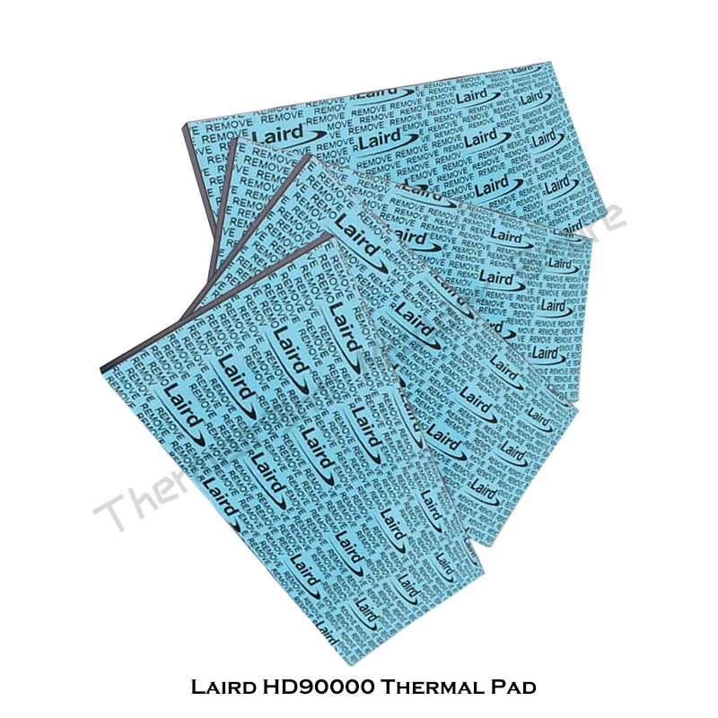 Almofada térmica HD90000 de Laird 7.5W/mK para memória RAM do cartão 0.5/1.0/1.5/2.0/2.5/2.5/3mm do M2 RTX 3000 3080 3090 VGA, macio, 80x40 100*100