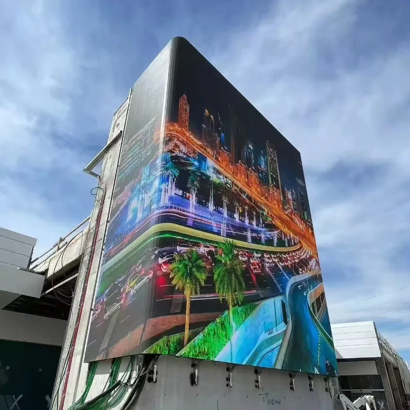 

P6 Outdoor LED Screen 6000cd Full Color Programmable Advertising Sign Video Wall Panel Module