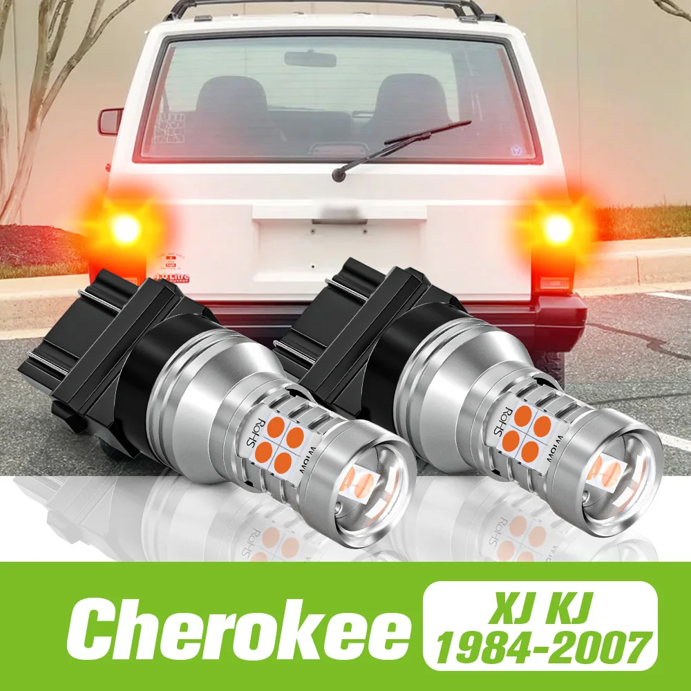 

2pcs For Jeep Cherokee XJ KJ 1984-2007 LED Brake Light 1996 1997 1998 1999 2000 2001 2002 2003 2004 2005 2006 Accessories