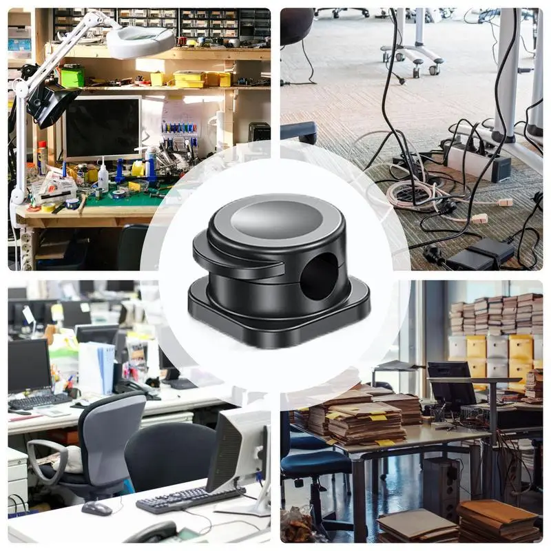 粘着コードオーガナイザークリップ、充電コードホルダー、ケーブル管理、コンピューター、オーディオ